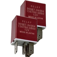 2PCS 90987-04004 156700-0860 40A 12VDC 5Pins Multipurpose Automotive Relay Compa