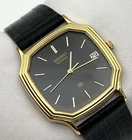 Vintage 1982 Seiko SQ 8222-5109 Black Dial 32mm Men’s Watch Excellent Condition