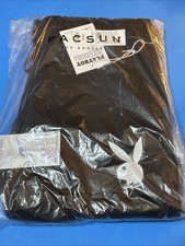 Pacsun Playboy Joggers-Men s Size Medium-Black-Sealed In Plastic Bag
