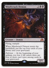 Mindwrack Demon #124 (NM) Shadows over Innistrad SOI Magic MTG
