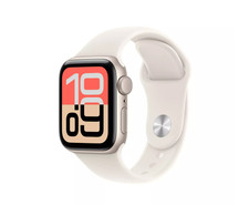 Apple Watch SE 3 GPS 40mm Starlight Aluminum Case with Starlight Sport Band S/M