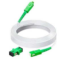  2m/6ft Simplex SC/APC to SC/APC Fiber Optic Internet Cable  Single Mode Armore