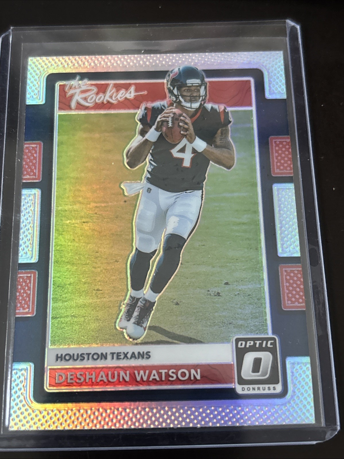 2017 Optic Deshaun Watson The Rookies Silver Holo Refractor Rookie Prizm