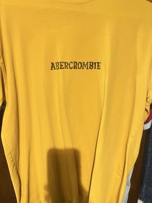 Vintage Abercrombie & fitch t shirt men s Small Banned Adult Humor Shirt Yellow