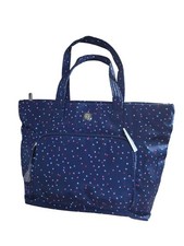 T by Talbots Womens Blue With Stars Large Tot...