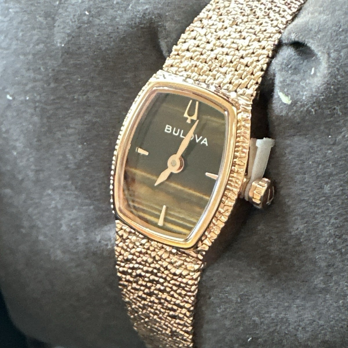 Bulova Goddess of Time Quartz Brown Dial Ladies Watch 97L185 | eBay