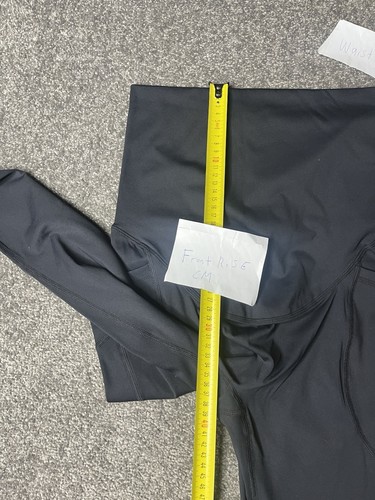 Emamaco Maternity Leggings Womens Medium Black Pregnancy Recovery Pocket Tight - Picture 10 of 15