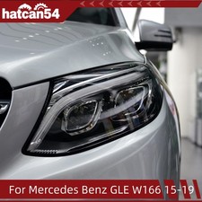 Left Passenger Side Headlight Headlamp Lens For Mercedes Benz GLE W166 15-19