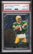 1997 Skybox Metal Universe Brett Favre #156 PSA 8 HOF 7fb