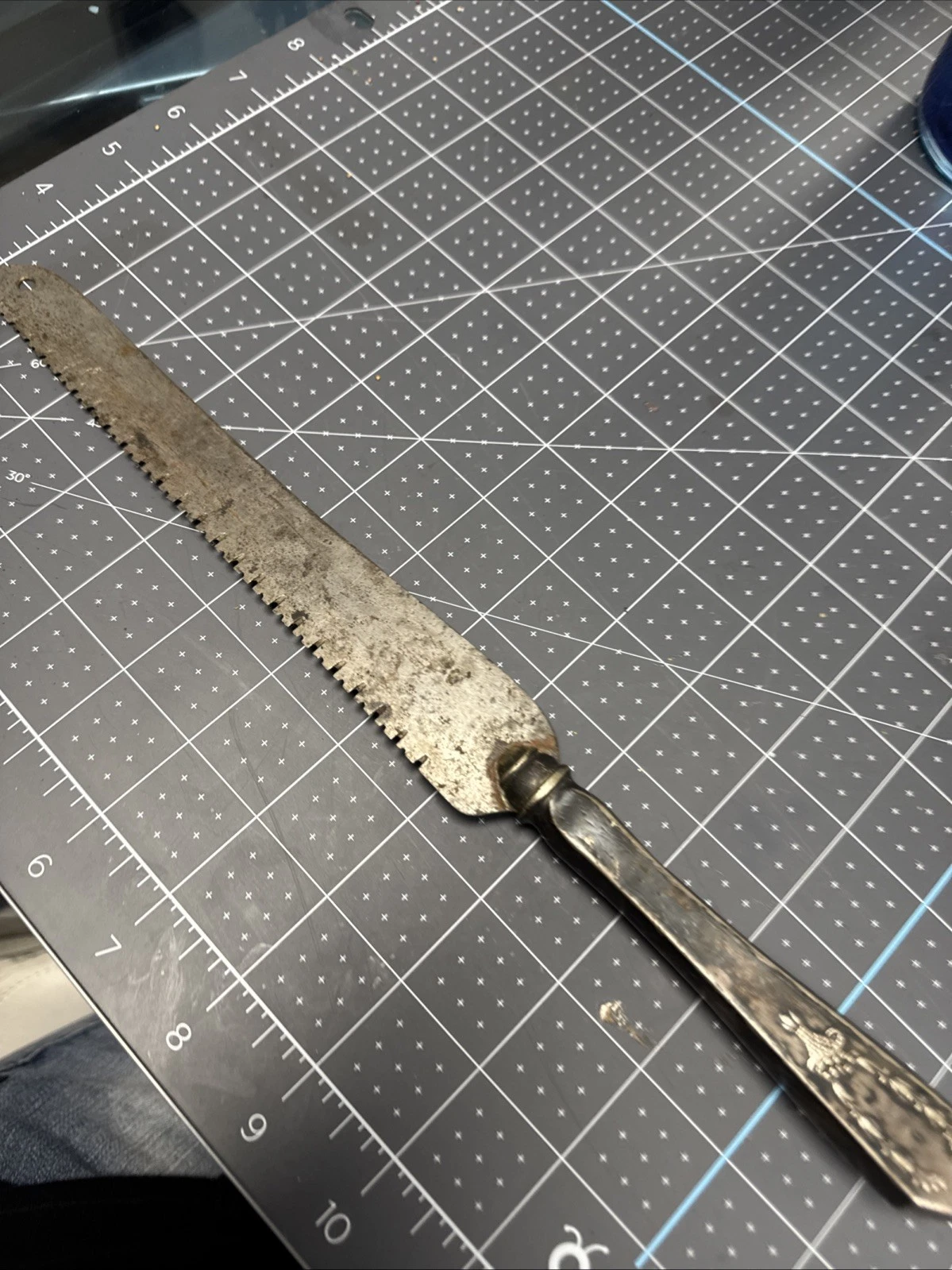 Holmes & Edwards Silver Fashion 13.5” Serrated Knife