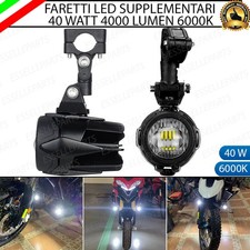 COPPIA FARI SUPPLEMENTARI LED FARETTI FENDINEBBIA MOTO PER BUELL CYCLONE 1200 M2