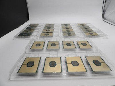Lot of 24 Intel Xeon Gold 5117 (SR37S) 2.0GHz 19.25MB 14-Core Processors