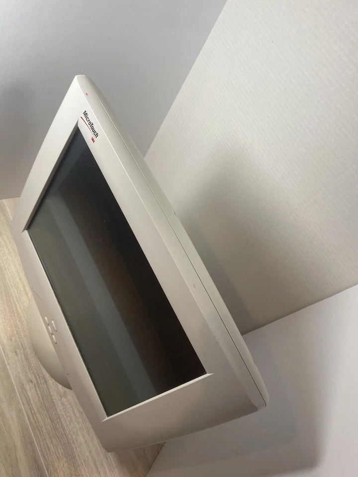 3M MicroTouch Touchscreen Monitor 11-81361-129 AS-IS No Power Cord Vintage 2002 - Image 2 of 4