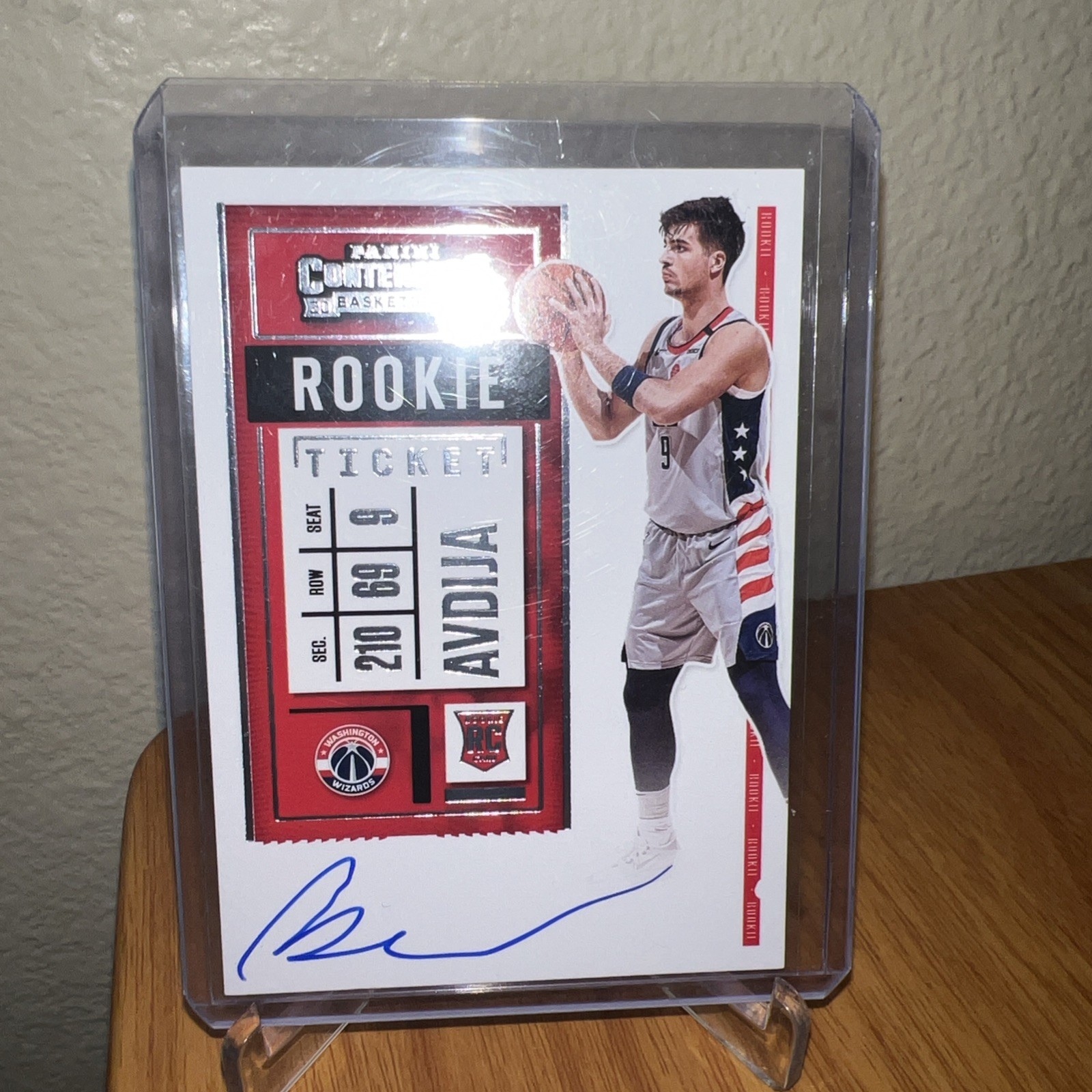 Deni Avdija 2020-21 Panini Contenders Rookie Ticket Variation RC Auto #137