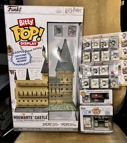 Funko Bitty Pop! Harry Potter Hogwarts Castle, Near Complete Goblet of Fire set