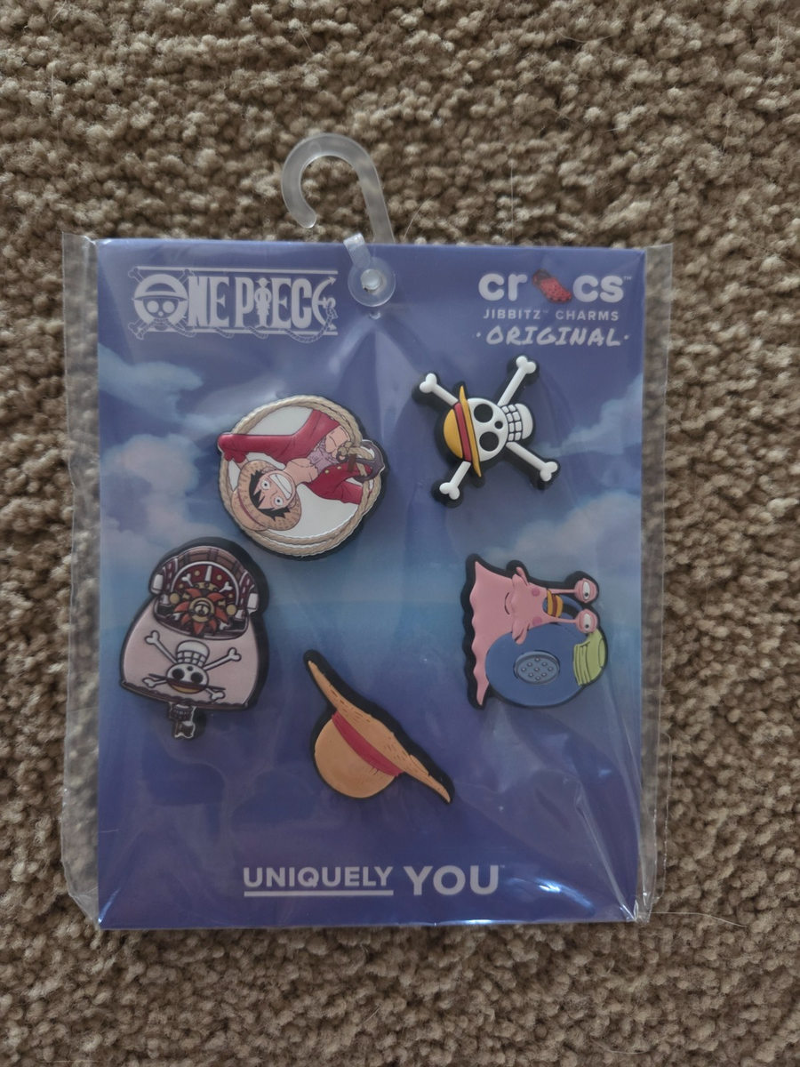 CROCS X ONE PIECE Luffy Straw Hat Pack Officially Licensed JIBBITZ