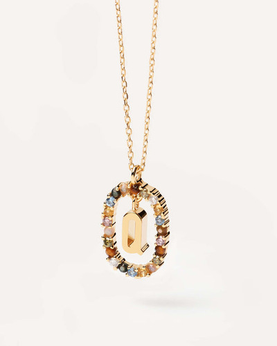 PDPAOLA Letter Q Necklace CO01-276-U - Picture 1 of 1