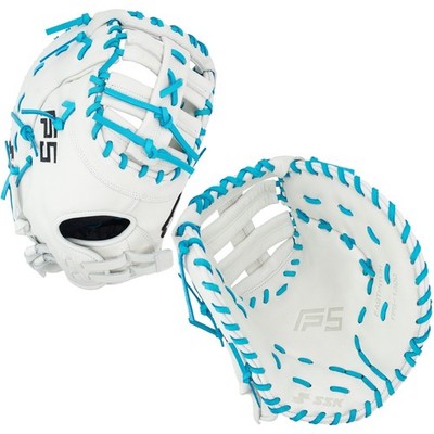 SSK FP5 13'' Fastpitch Softball First Base Mitt FP5-1300WHTEBL13