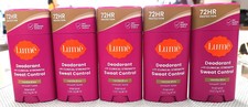 Lume VANILLA BLISS Deodorant Sweat Control 2.6 oz Smooth Solid Stick NEW x5