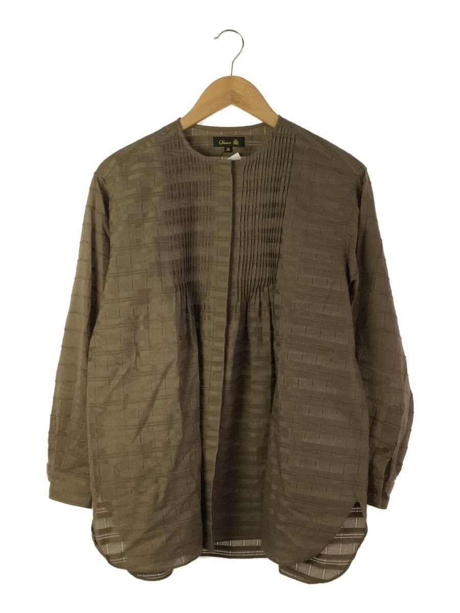 ALTRA CASSETTO altro camicia manica lunga 36 cotone marrone tinta unita 6511 299 0513