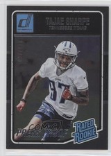 2016 Donruss Rated Rookies Press Proof Silver /100 Tajae Sharpe #395 e5r