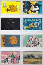 Telefonkarten 8 Stück verschiedene beste Erhaltung (Nr. 39)