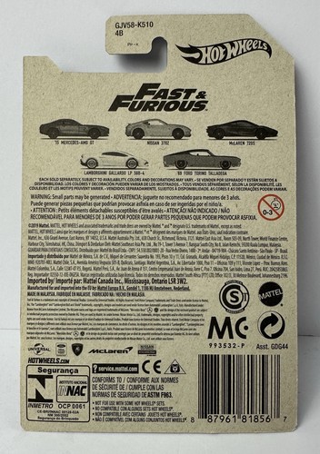 5 Fast And The Furious Hot Wheels Charger, Mercedes, Chevelle, 370 Z & McLaren - Picture 13 of 18