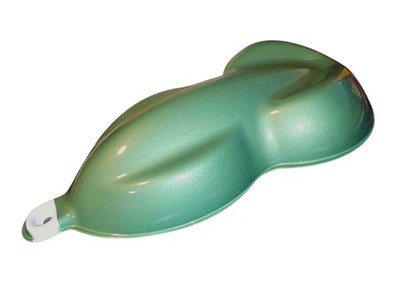 7698 Old School Lime Green Metallic Single Stage Acrylic Enamel Gallon Paint Kit