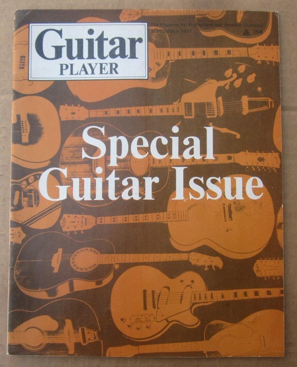 GUITAR PLAYER Magazine..Sep 1971 - SPECIAL GUITAR ISSUE, Leo Fender, Martin Co