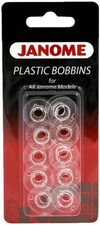 10 Pack Plastic Sewing Machine Bobbins For Top  Front Load Models