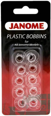 10 Pack Plastic Sewing Machine Bobbins For Top & Front Load Models