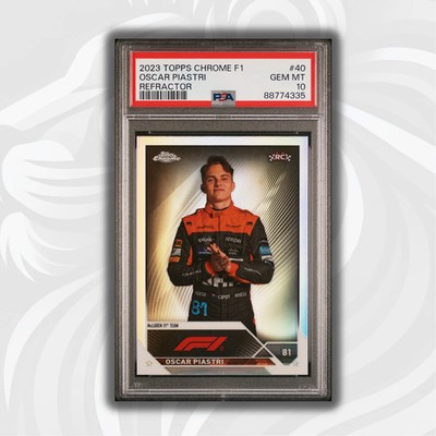 Rookie Card - PSA 10 - Oscar Piastri #40 - Refractor - 2023 Topps