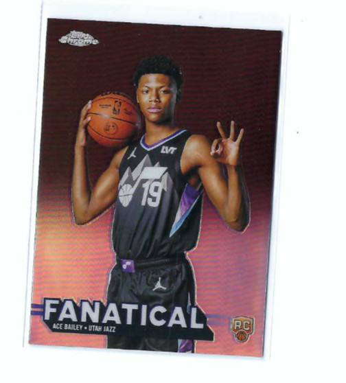 2025-26 Topps Chrome Basketball - ACE BAILEY (UTAH) FANATICAL SSP-RC