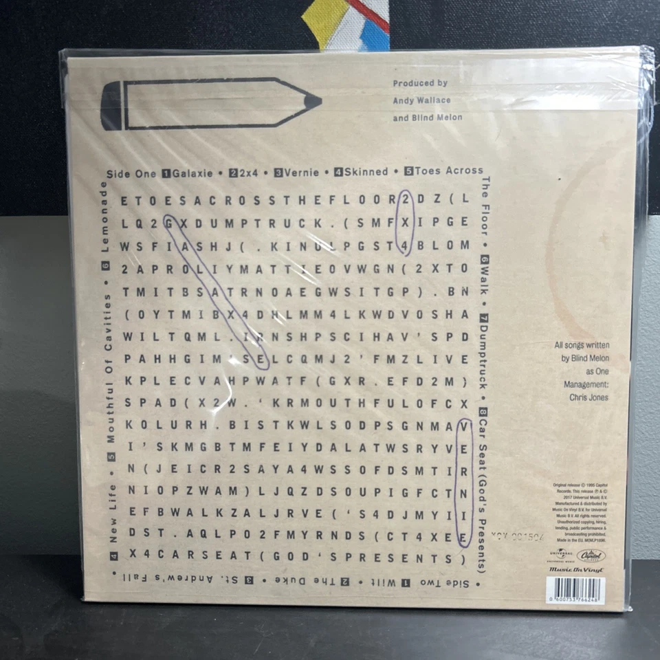 BLIND MELON Soup Record 180 Gram YELLOW Music On VINYL 1/3000 W/Booklet New *pic - Image 2 of 4