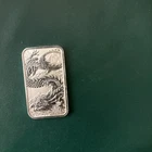 2023 Australia Lunar Dragon  1oz  9999 Fine Silver Bar Gem BU PERTH MINT