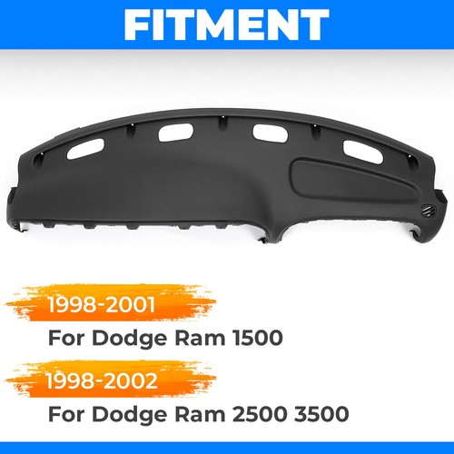 Dark Gray Instrument Panel Dash Cover For Dodge Ram 1500 98 01 2500 dark-gray-instrument-panel-dash-cover-for-dodge-ram-1500-98-01-2500