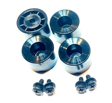 (4) New Marantz Feet with Screws for Marantz Metal Cabinet and other 70s' models