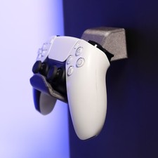 Wall-Mounted Controller Holder Minimal Gaming Accessory Space-Saving