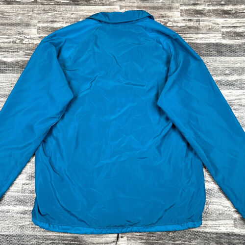 RVCA Mens sz L Snap Closure Windbreaker Iridiscent Blue - Picture 3 of 9