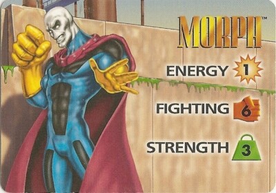 Marvel OVERPOWER Morph 3-stat character - Mission Control