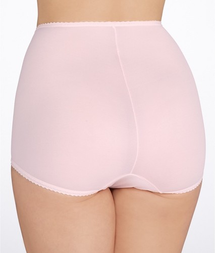 BALI Skimp Skamp Nylon/Spandex Blushing Pink Full-Cut Brief Size 9/2XL - Picture 2 of 3