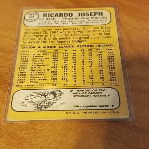 1968 Topps Baseball Cards - Commons - Picture 237 of 267