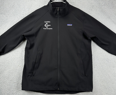 Patagonia Jacket Adult XL Black Softshell Full Zip Long Sleeve