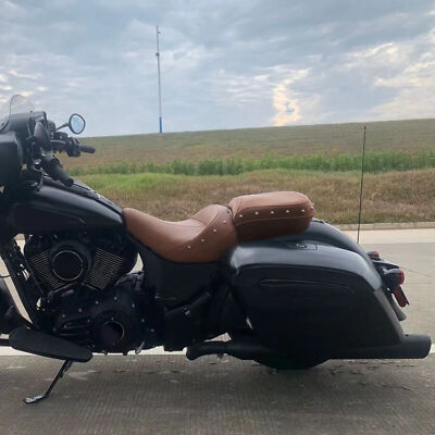 Desert Tan Driver Passenger Seat Fit For Indian Chief Vintage