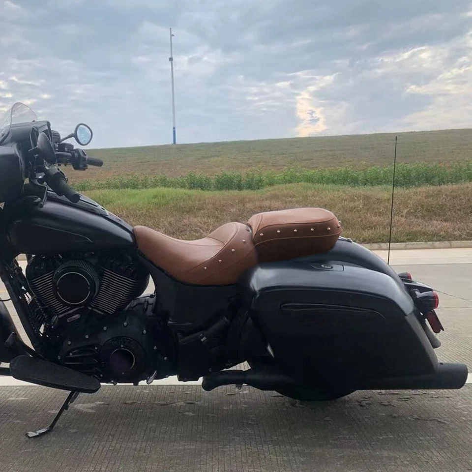 Asiento de pasajero Desert Tan apto para Indian Chief Vintage Chieftain 2014-23 Foto 2 de 4