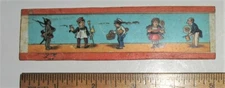 Antique Magic Lantern Toy Glass Slide Illustration Nursery Rhyme 