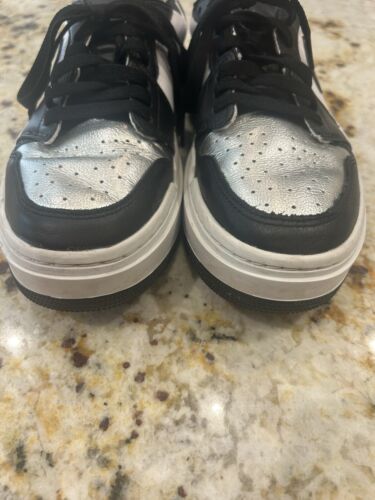 Nike Air Jordan 1 Elevate Low SE Metallic Silver Toe DQ8561-001 Women's Size 8.5 - Picture 5 of 9