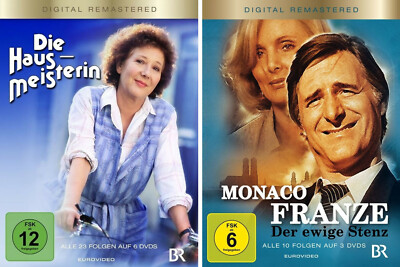 9 DVDs * MONACO FRANZE + DIE HAUSMEISTERIN (MB) IM SET - REMASTERED # NEU OVP %