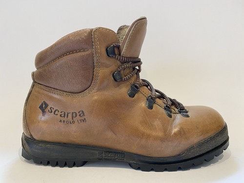 Bottes De Randonnée SCARPA/Asolo Femme Taille 39 (UK6) - Cuir Marron - Fabriqué En Italie