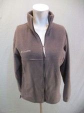 Columbia Size S Mens Brown Full Zip Stand Collar Pocket Warm Athletic Jacket 508